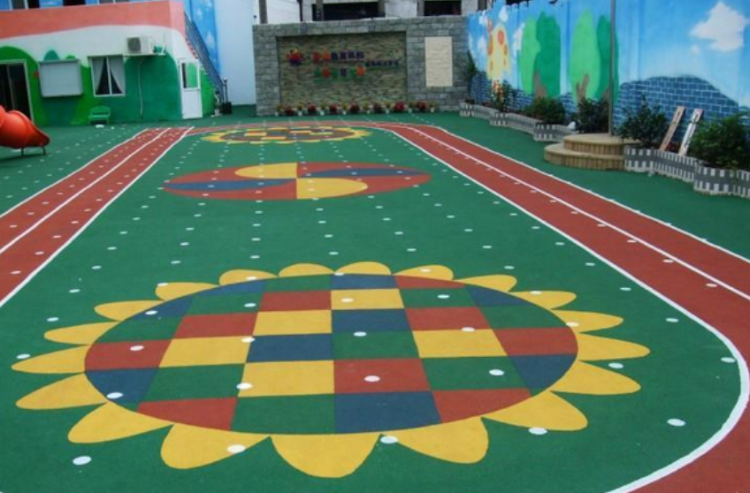 幼儿园EPDM塑胶地面